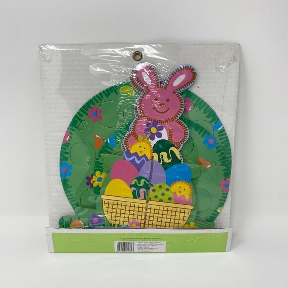 Wilton Fuzzy Bunny Egg Treat Stand 16 colored Eggs Mini Cupcakes Treats - Picture 3 of 6